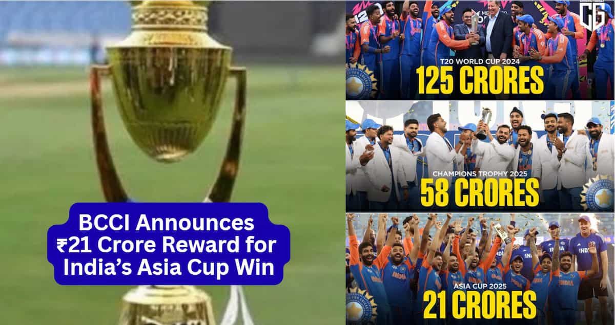BCCI Rs 21 crore announced to Team India BCCI Rs 21 crore announced to Team India