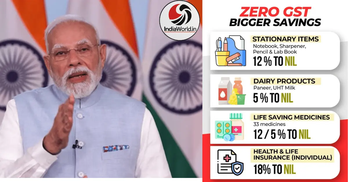 GST rate cut 2025 India GST rate cut 2025 India