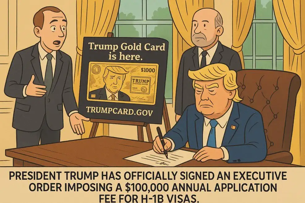 Trump on H1B Visa Fee
