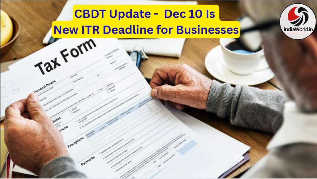 IndiaWorld IndiaWorld Income Tax Deadline Extended Income Tax Deadline Extended