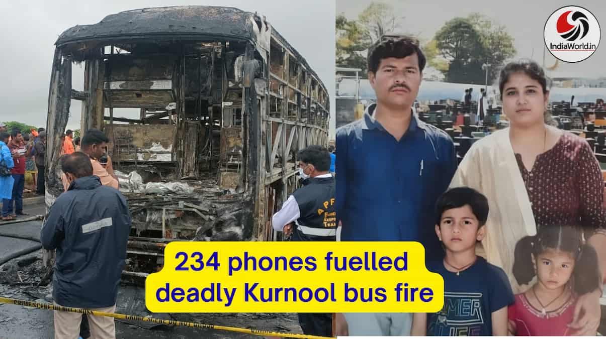 Hyderabad Bengaluru bus fire