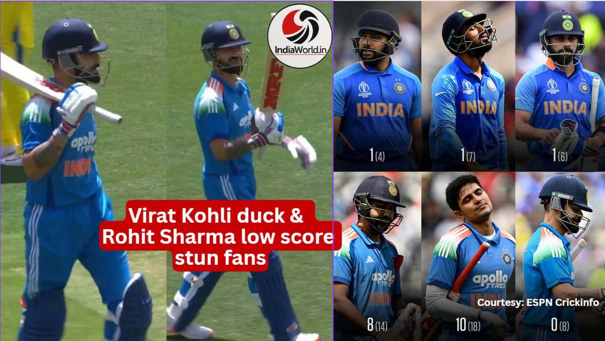 Rohit Sharma low score Australia ODI Perth