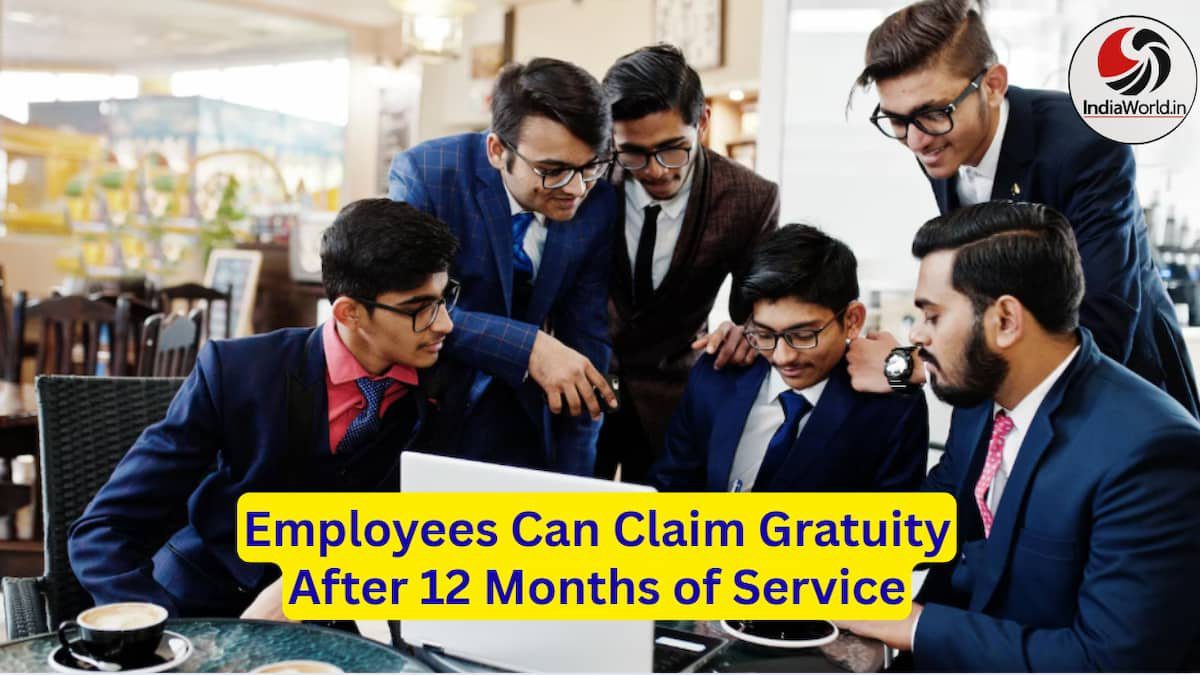 Gratuity After 1 Year Gratuity After 1 Year