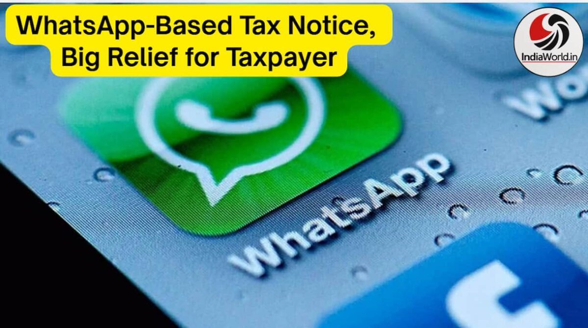 WhatsApp chats tax case
